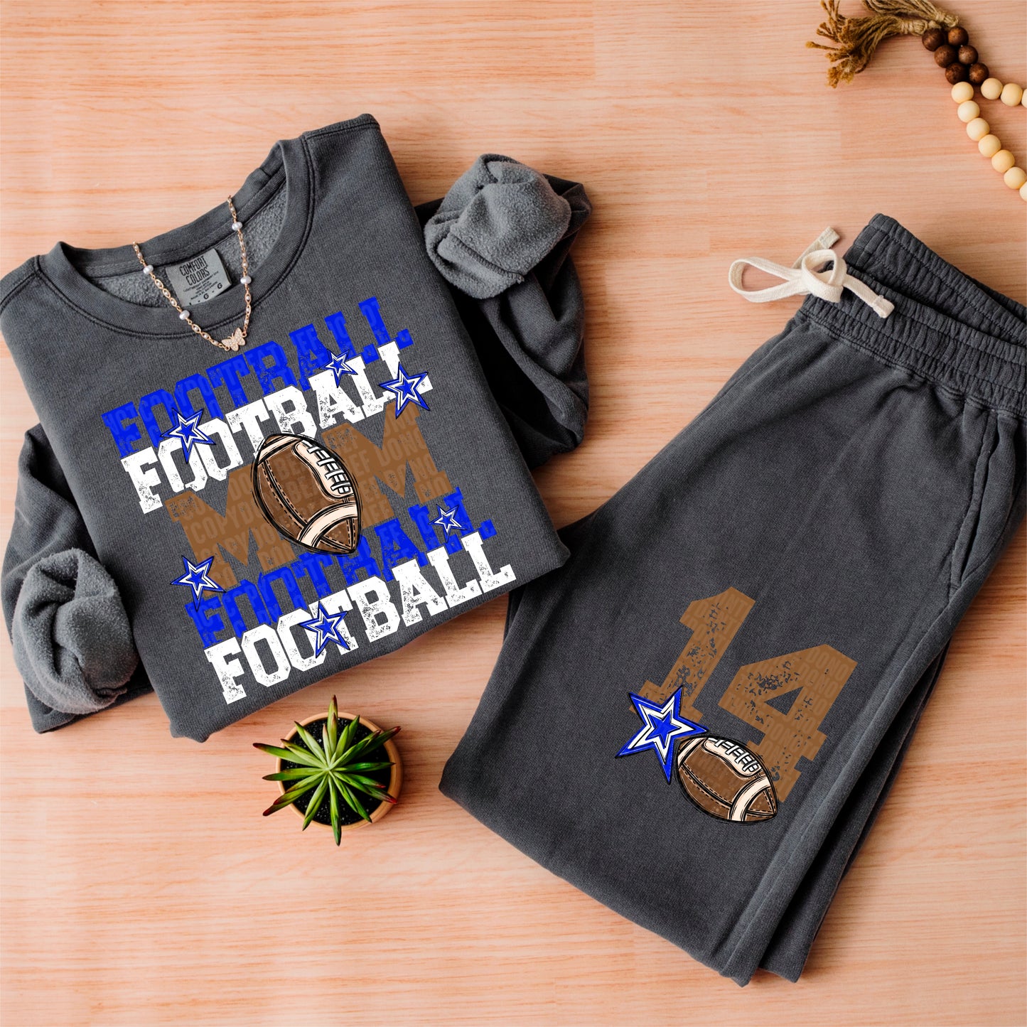Football Mom-DTF&UV (Includes front and back)( Dropdown) - DTF&UV