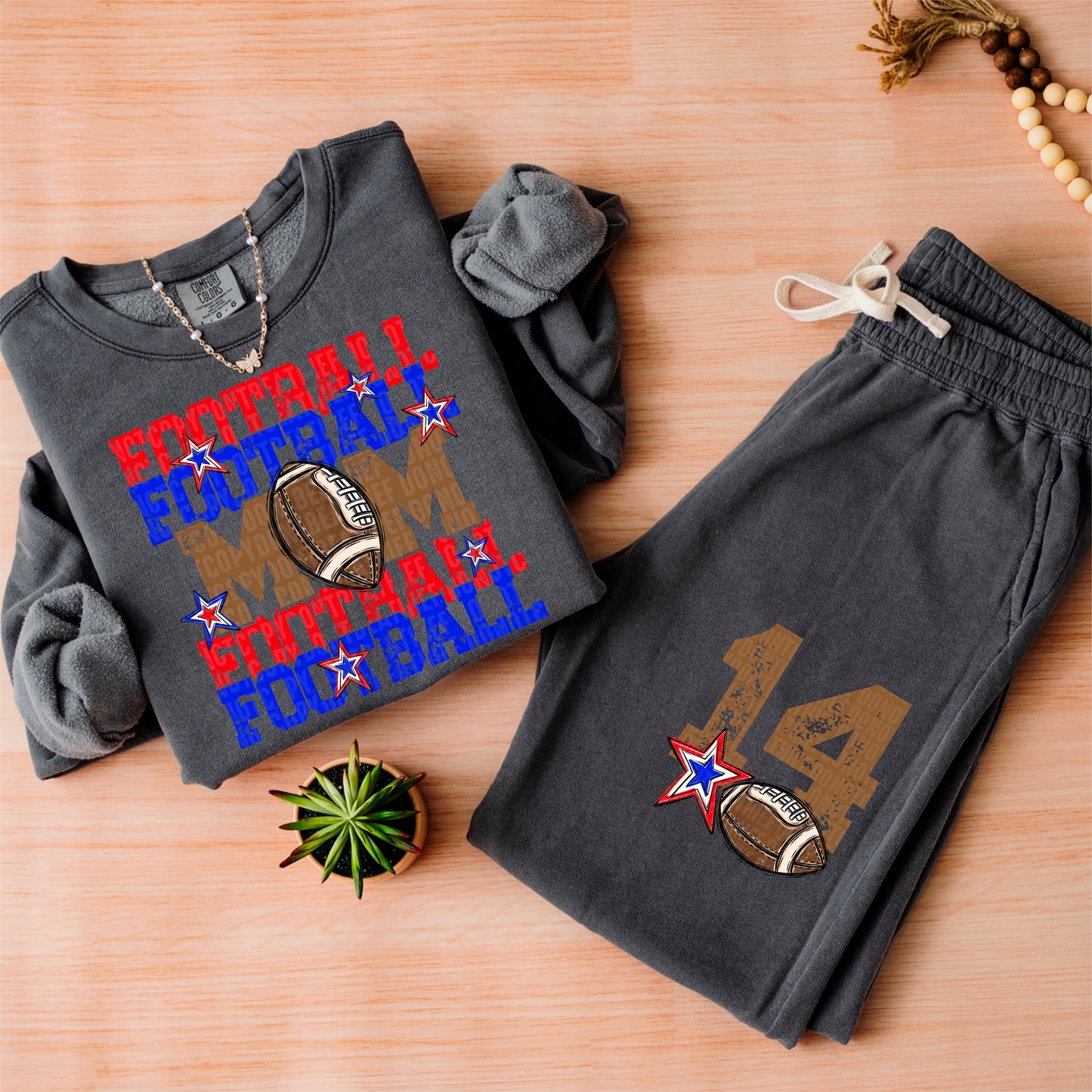 Football Mom-DTF&UV (Includes front and back)( Dropdown) - DTF&UV