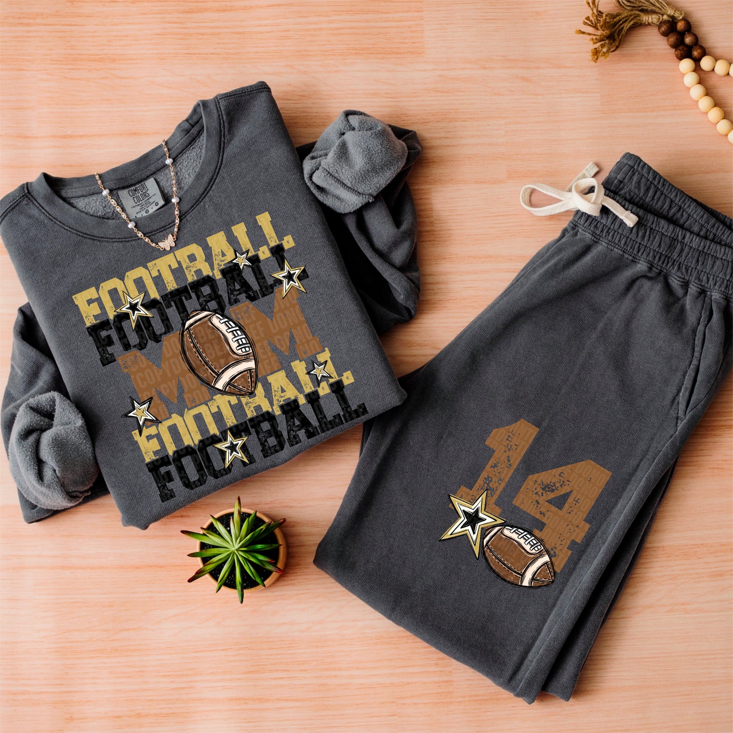 Football Mom-DTF&UV (Includes front and back)( Dropdown) - DTF&UV