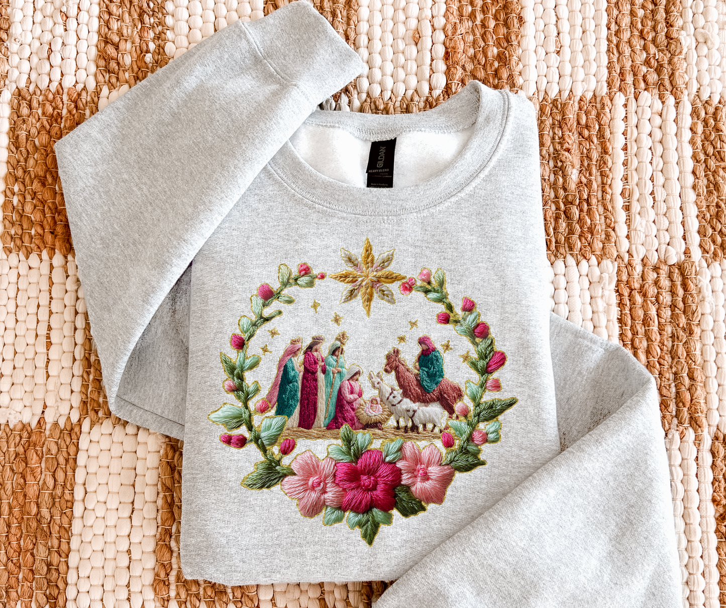 French Knot NATIVITY-DTF&UV