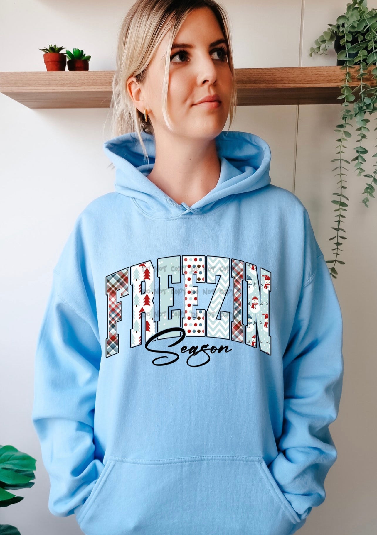 Freezin Season patterned-DTF