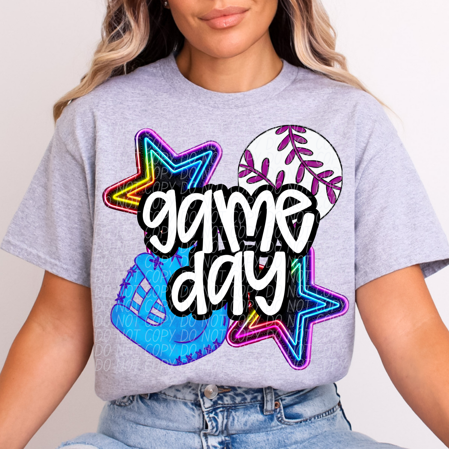 GAME DAY BASEBALL WHITE-dtf