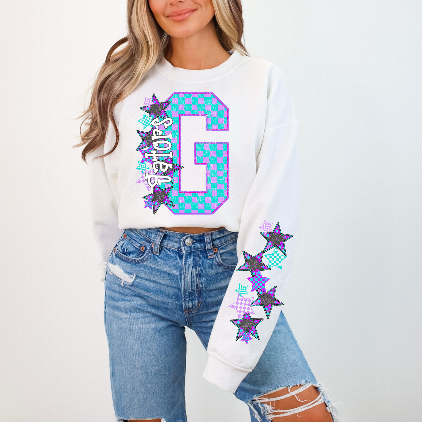 Varsity Stars Mascots FRONT ONLY (dropdown)- DTF&UV