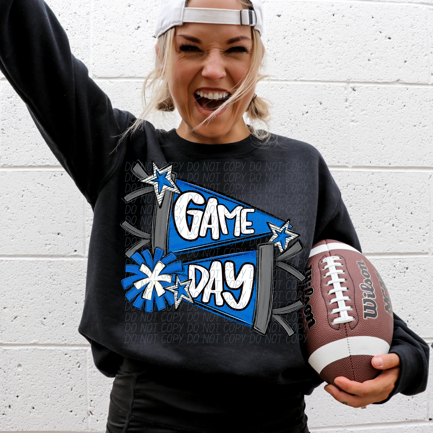 Game day Cheer Flag (dropdown)-DTF&UV