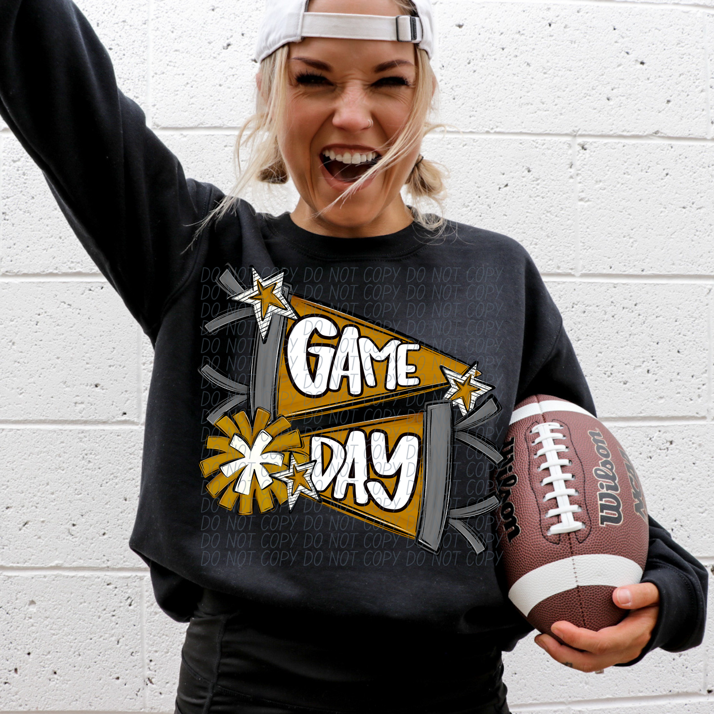 Game day Cheer Flag (dropdown)-DTF&UV