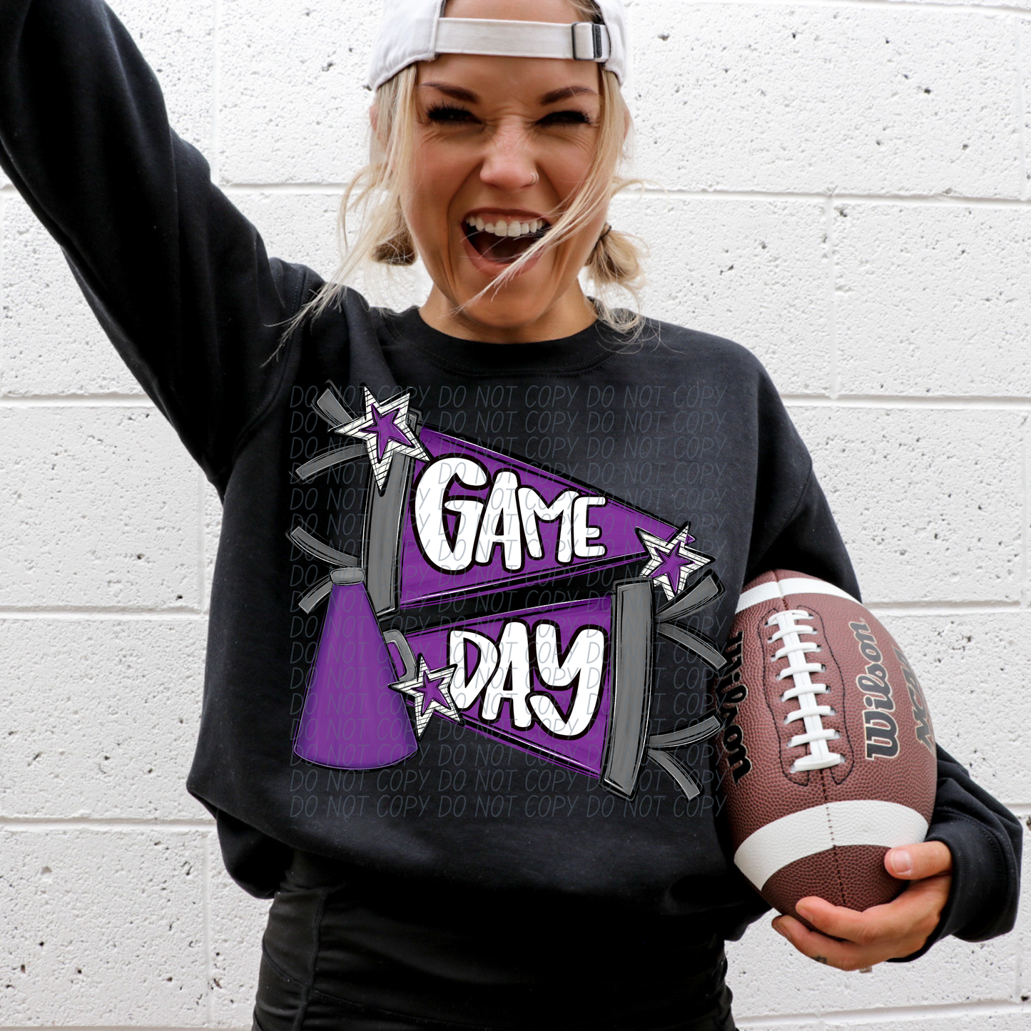 Game day Cheer Flag (dropdown)-DTF&UV