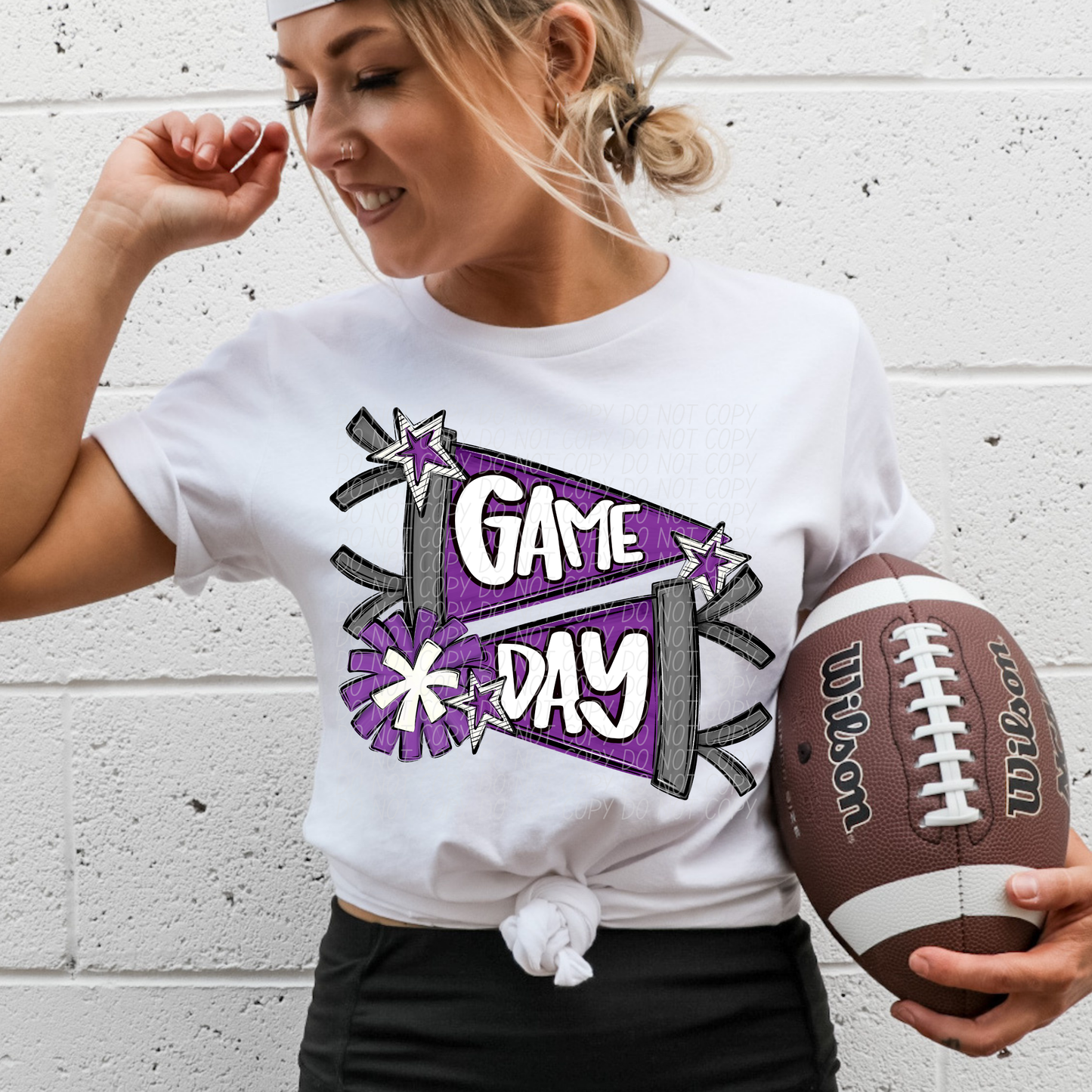 Game day Cheer Flag (dropdown)-DTF&UV
