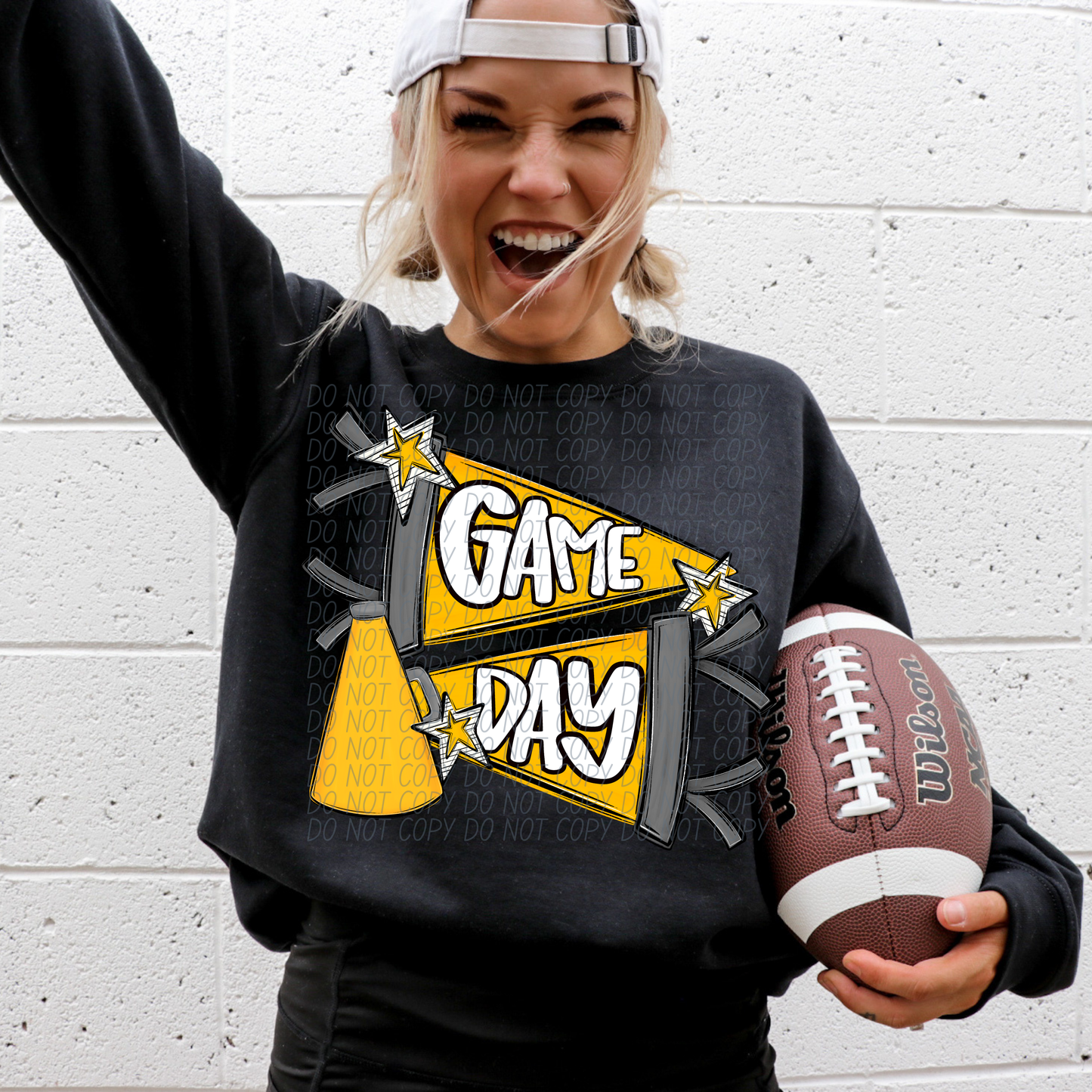 Game day Cheer Flag (dropdown)-DTF&UV