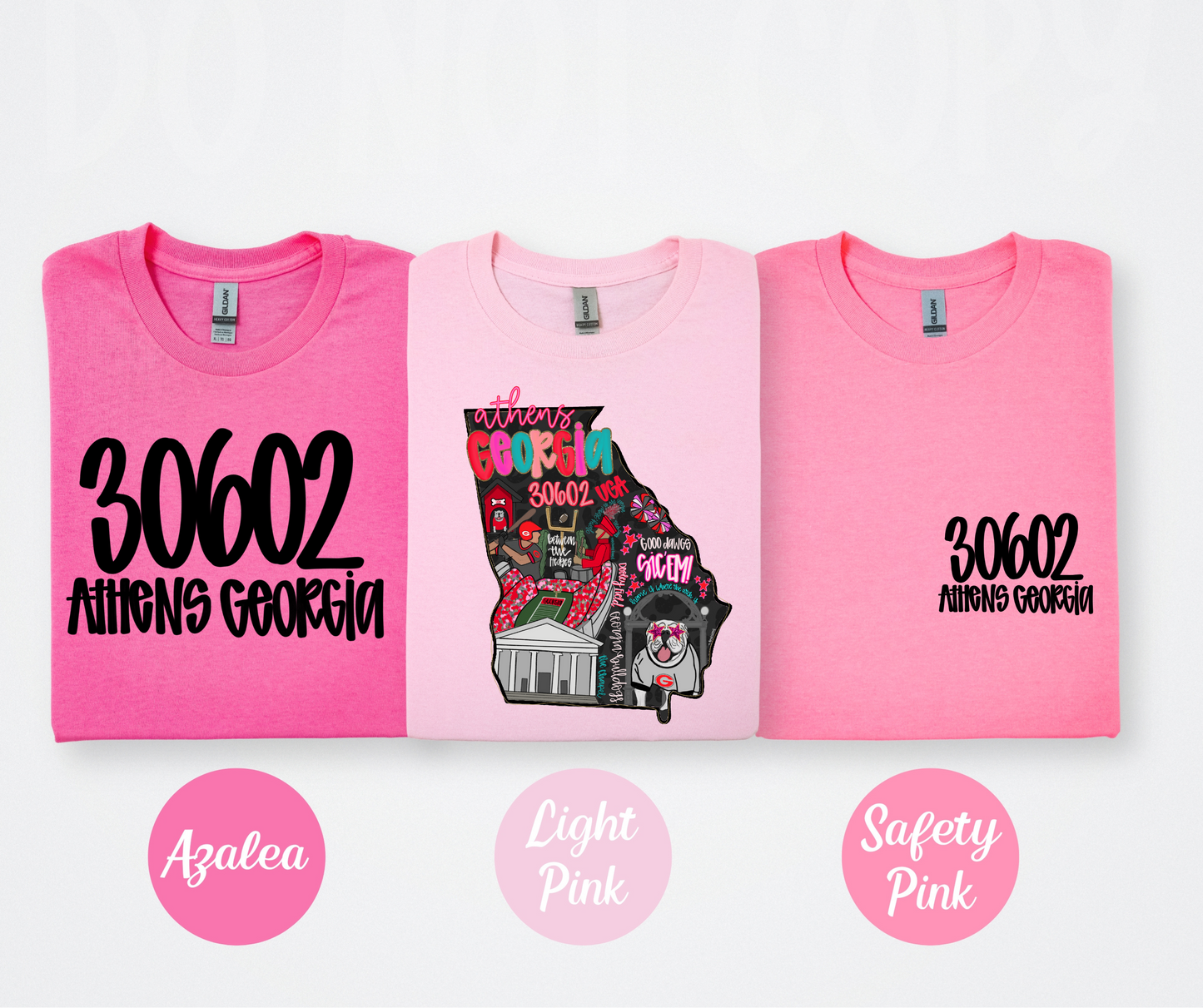 Athens Georgia (full color STATE image ONLY)-DTF