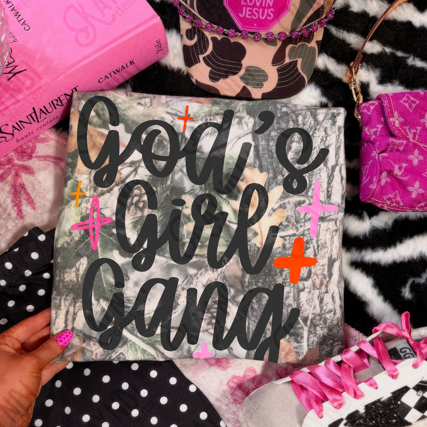 God's Girl Gang colorful -DTF&UV