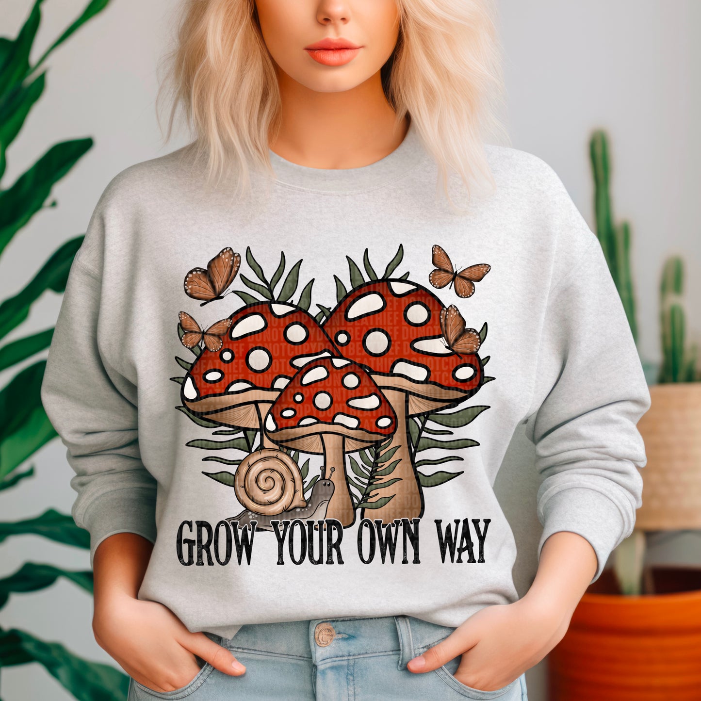 Grow your own way mushrooms-DTF