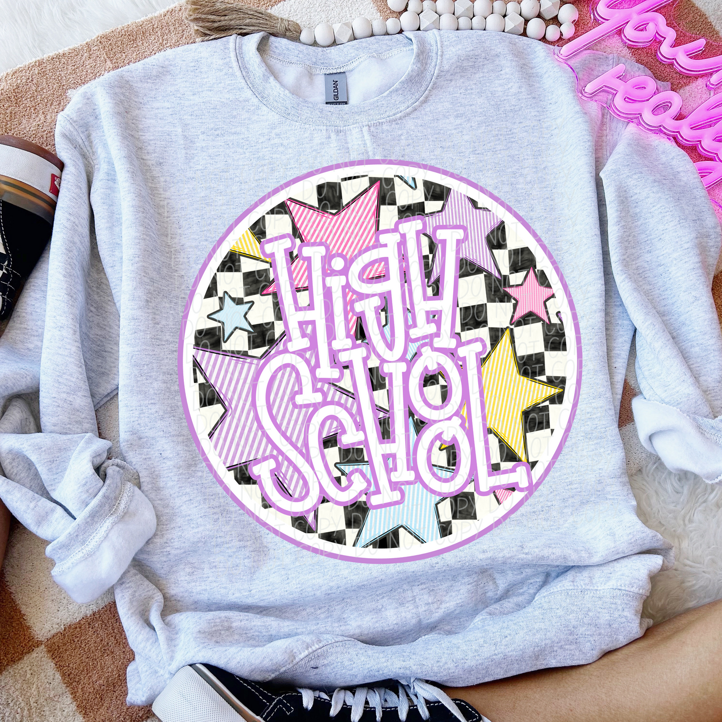 Back to school Purple (dropdown)-DTF&UV