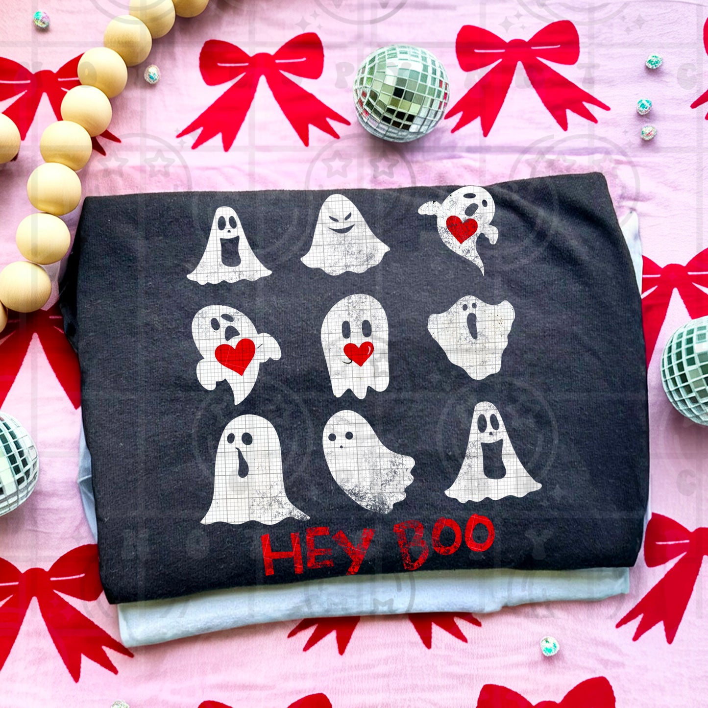 Hey Boo Vday Ghost -DTF&UV