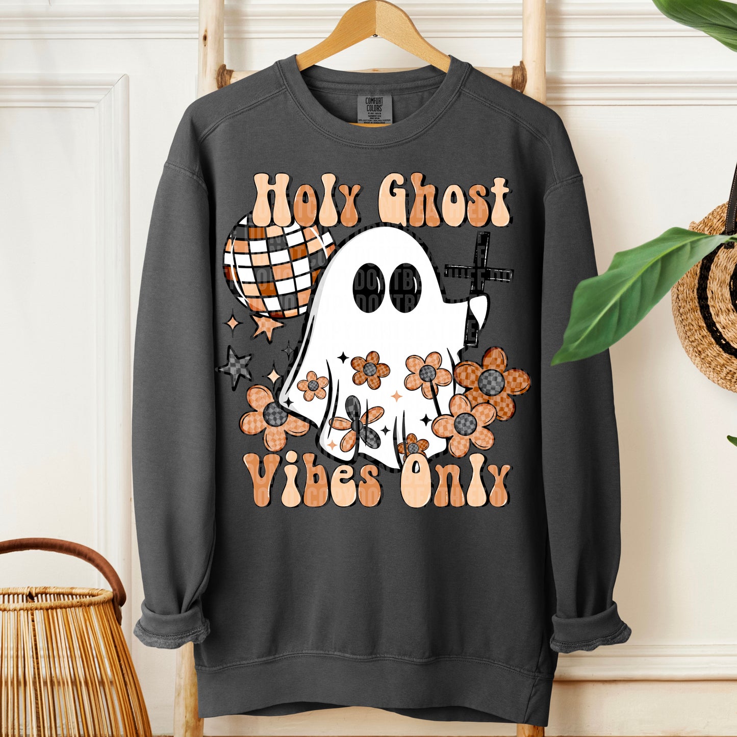 Holy Ghost vibes Only -DTF&UV