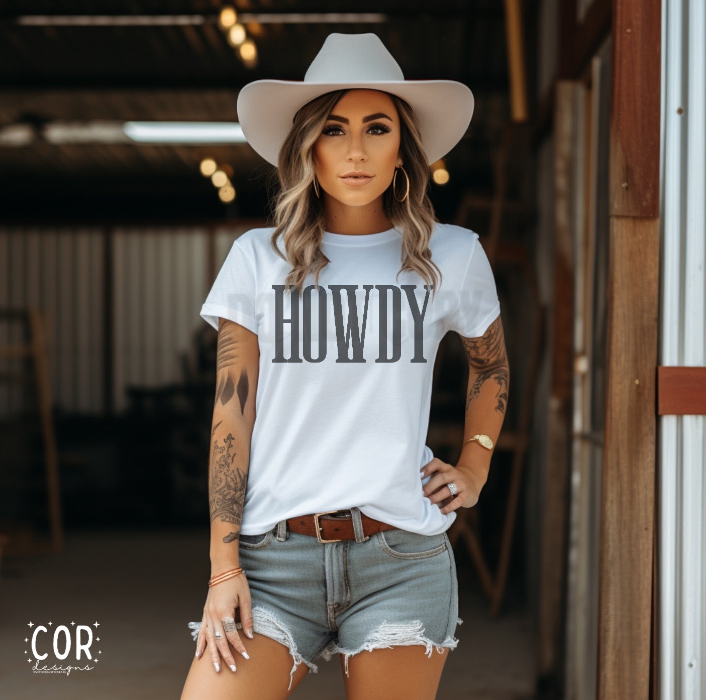Howdy Blk - DTF