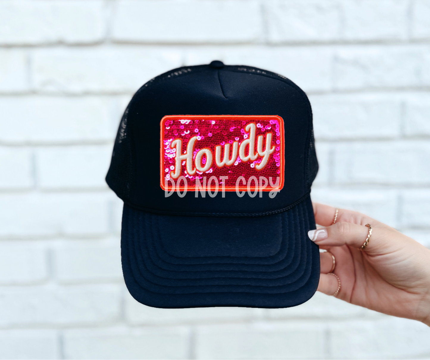 Howdy_Rectangle_Hat_Patch-DTF