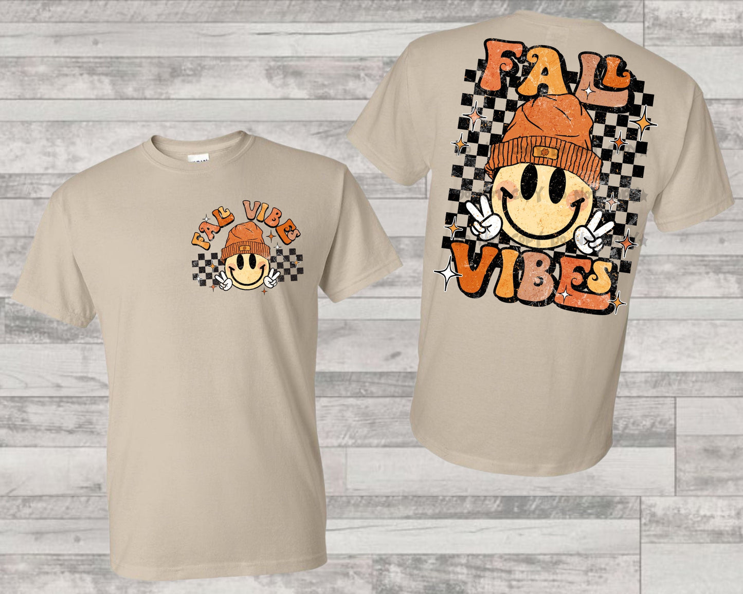 Fall Vibes toboggan smiley (BACK)-DTF