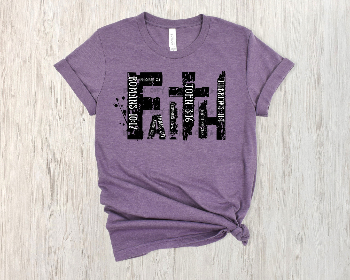 Faith Black with verses -DTF