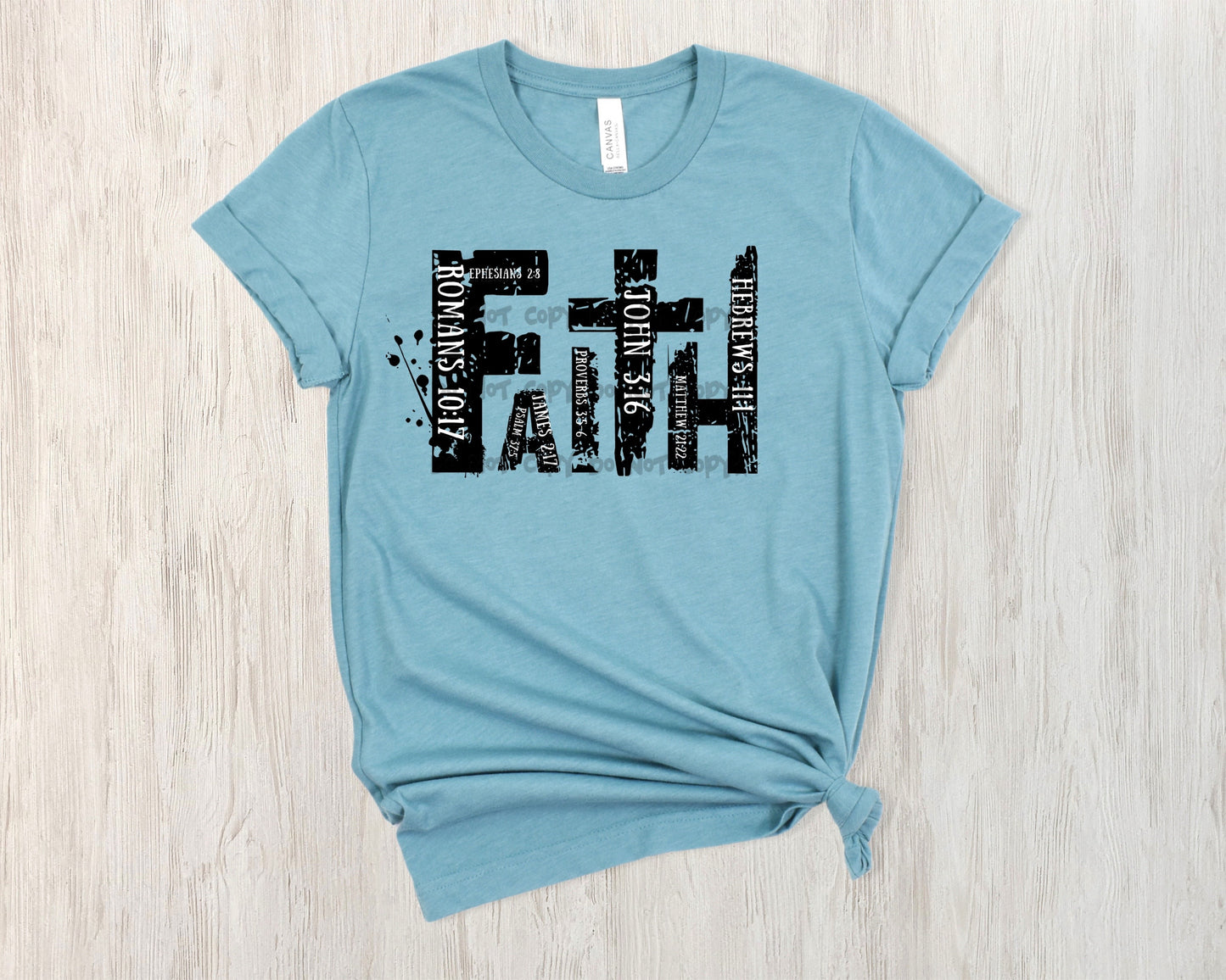 Faith Black with verses -DTF