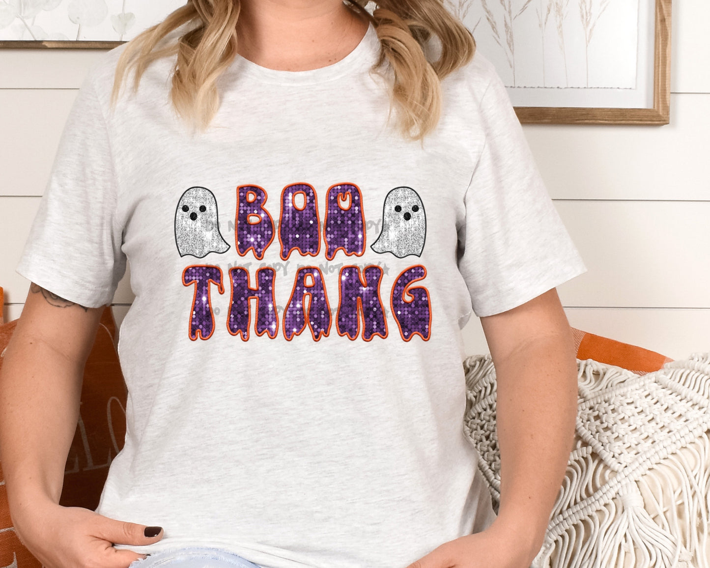 Boo thang sequin-DTF