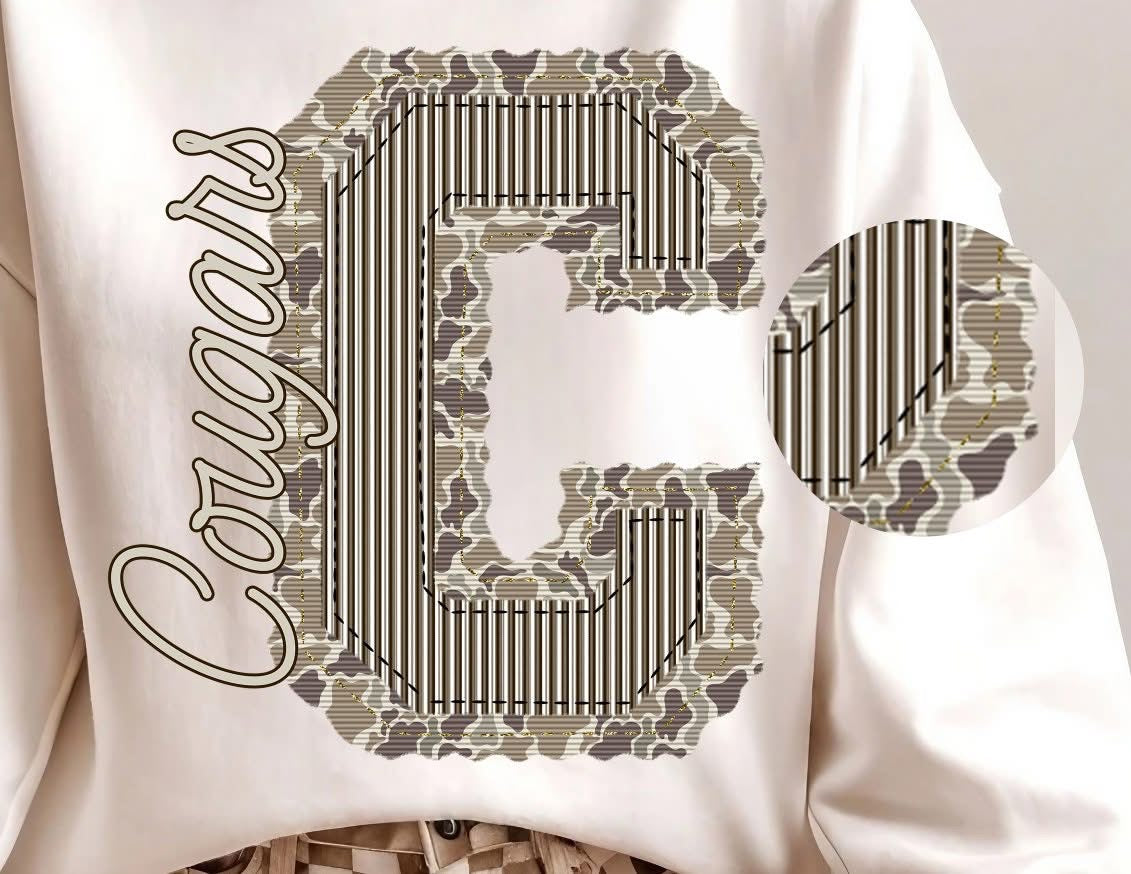 Custom Prepster Single Letter: ANY NAME- DTF or UV