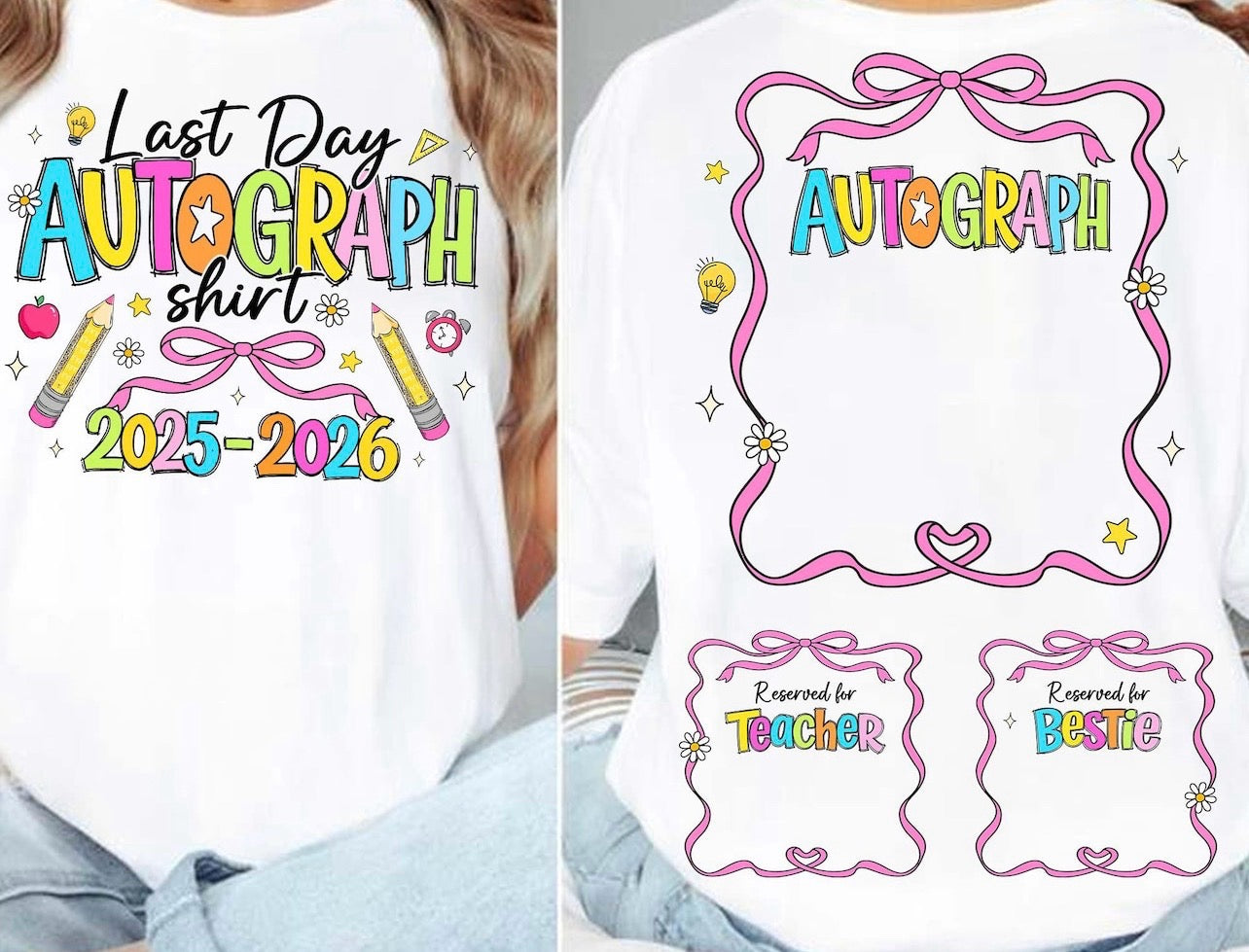 Last day Autograph shirt (BACK) -DTF&UV