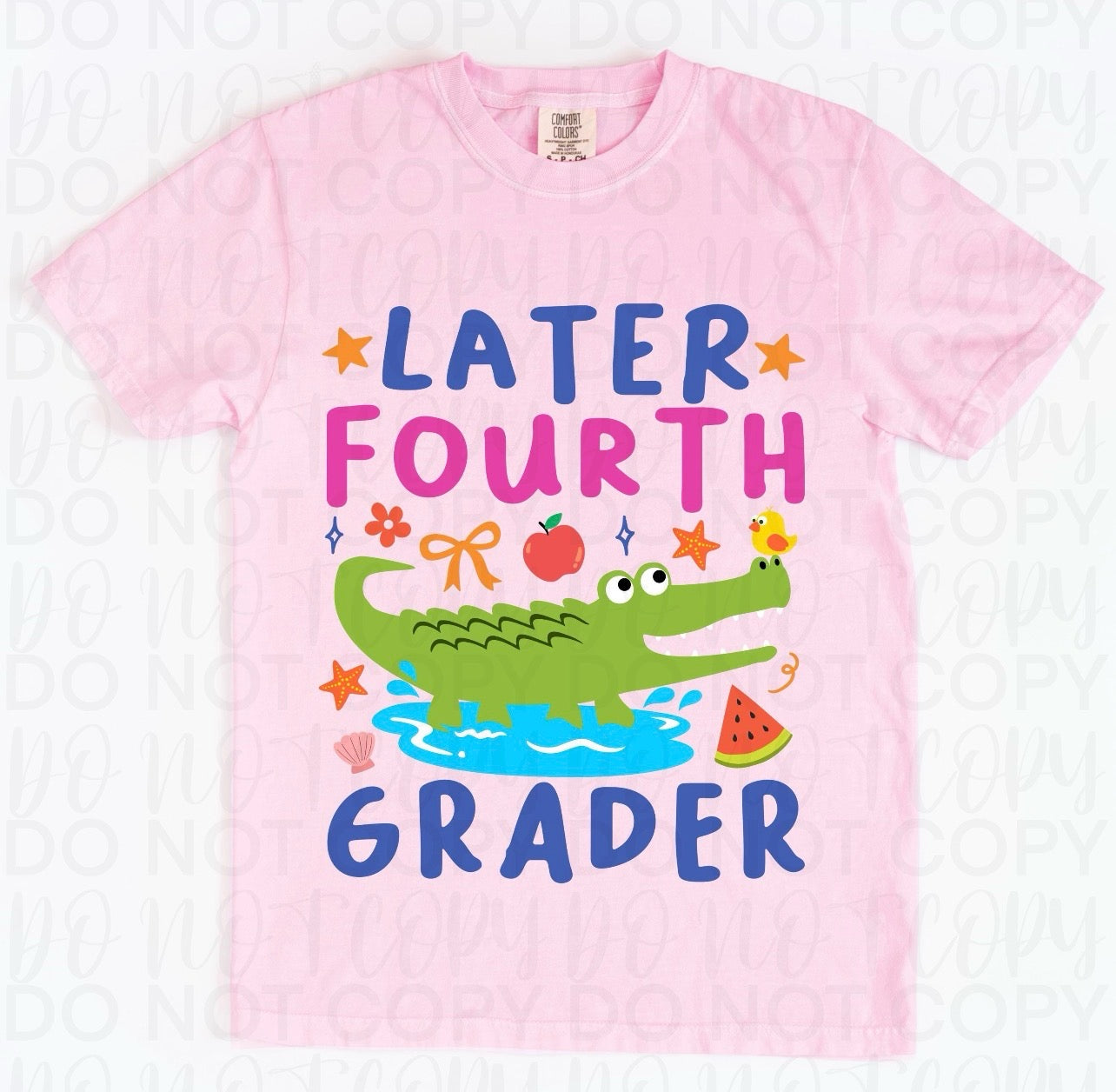 Later Gator School Grader Fourth -DTF&UV