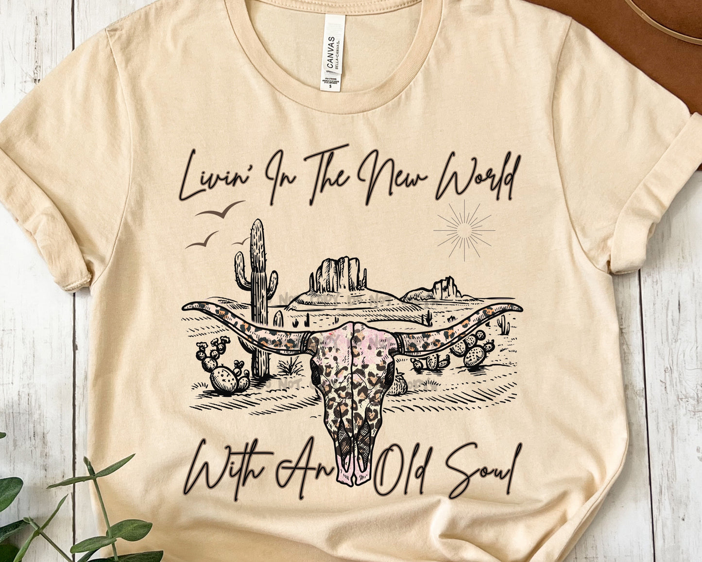 Livin in the new world with an old soul-DTF