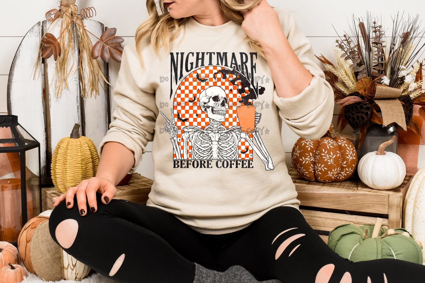 Nightmare before coffee -DTF