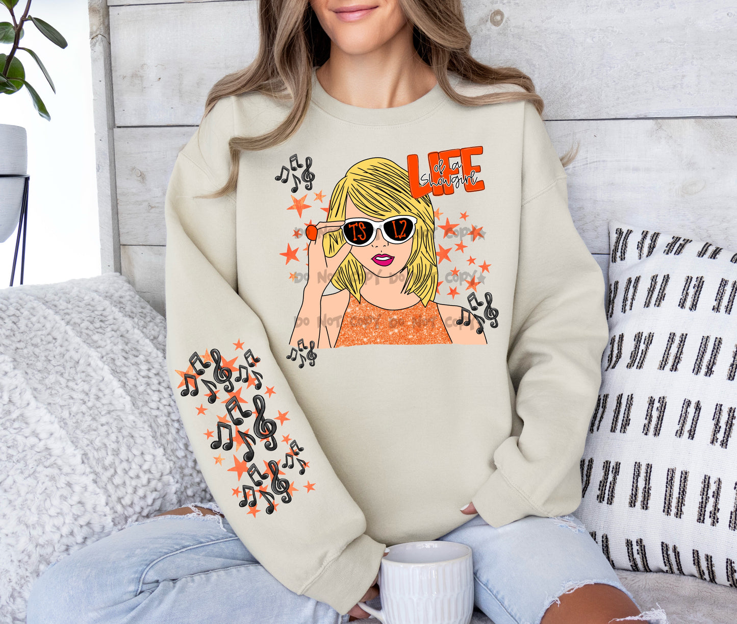 Life of a Showgirl -Swift (comes with sleeve) -DTF&UV