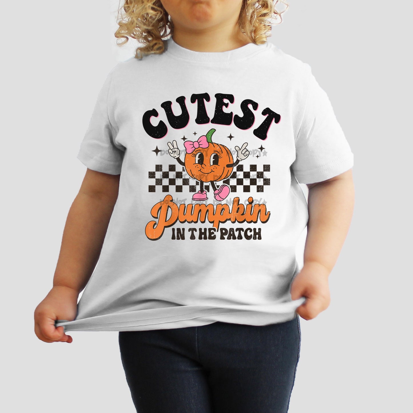 Cutest pumpkin in the patch-girl-DTF