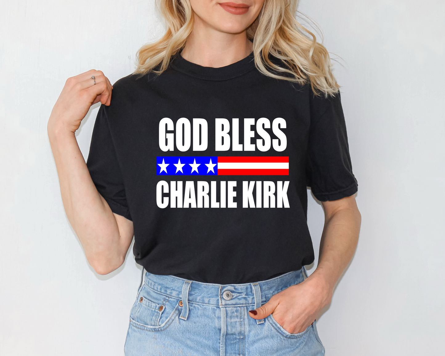God Bless Charlie Kirk -DTF&UV