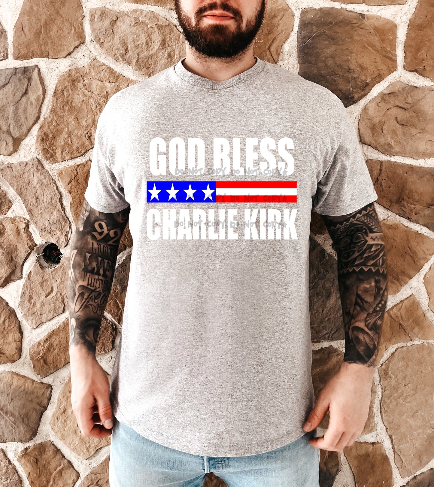 God Bless Charlie Kirk -DTF&UV