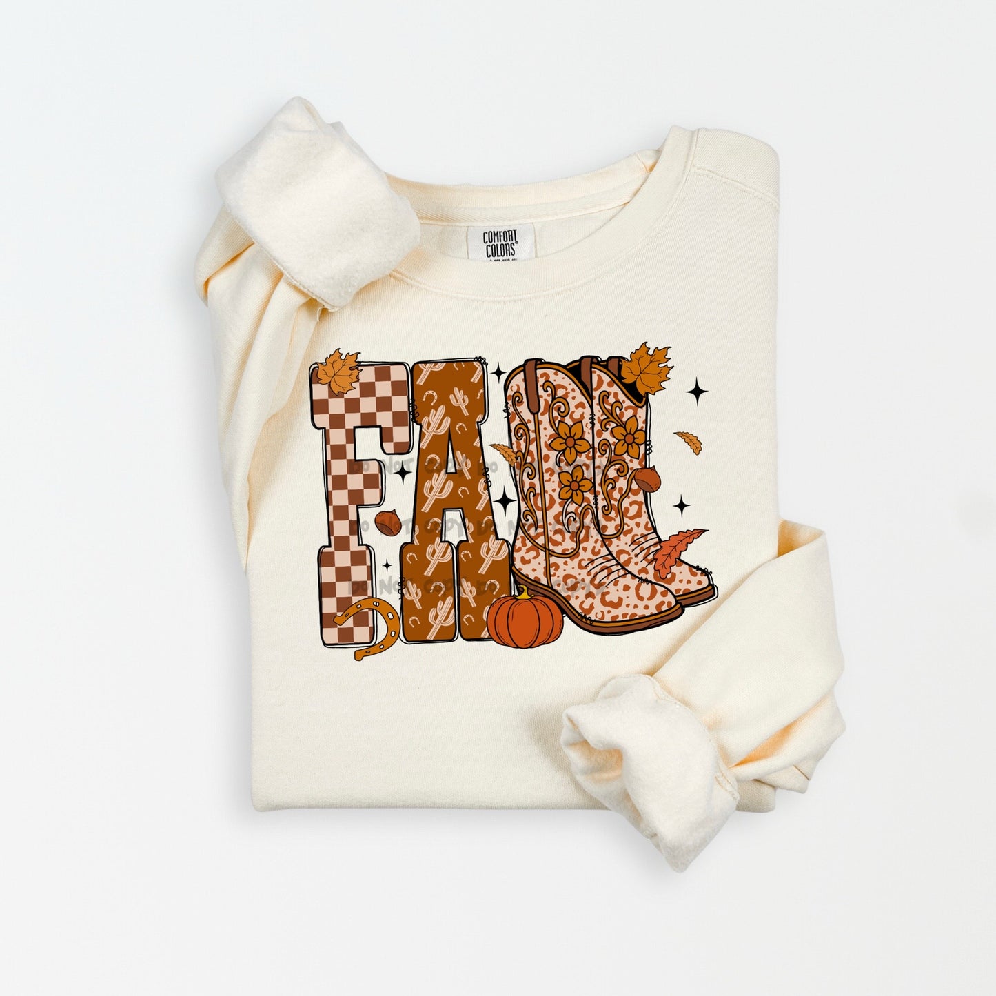 Fall western-DTF&UV
