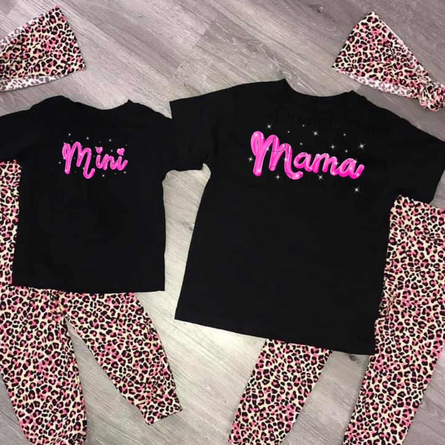 Mini hot pink stars-DTF