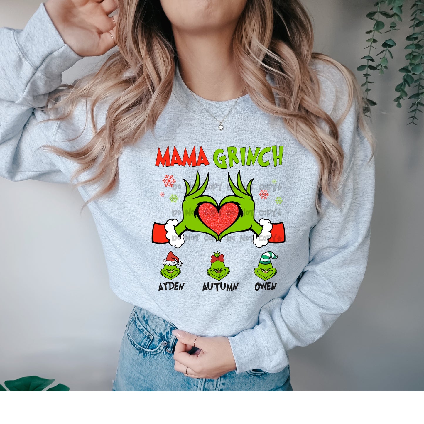 Custom name G with heart hands-DTF