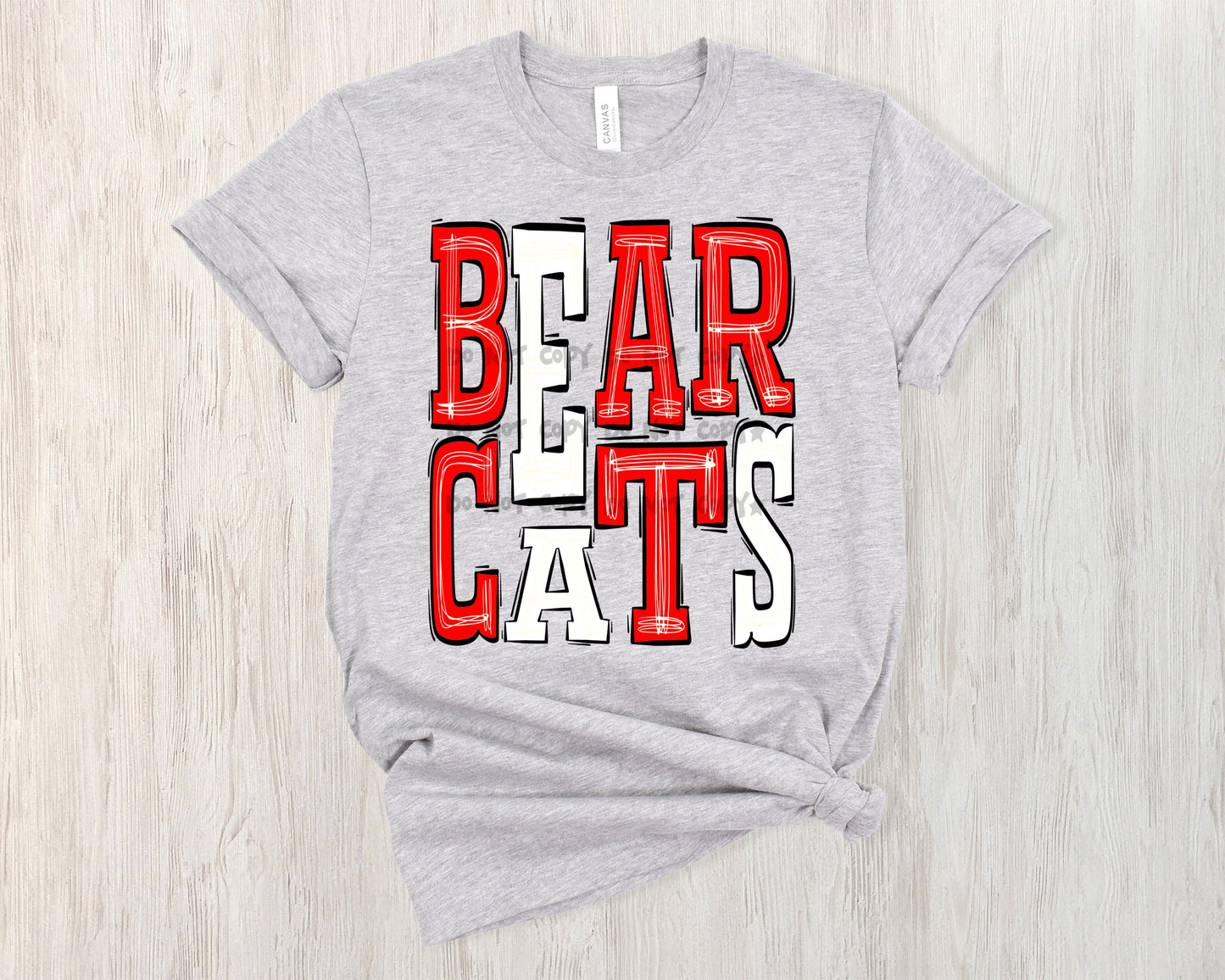 Bearcats Red and White- DTF