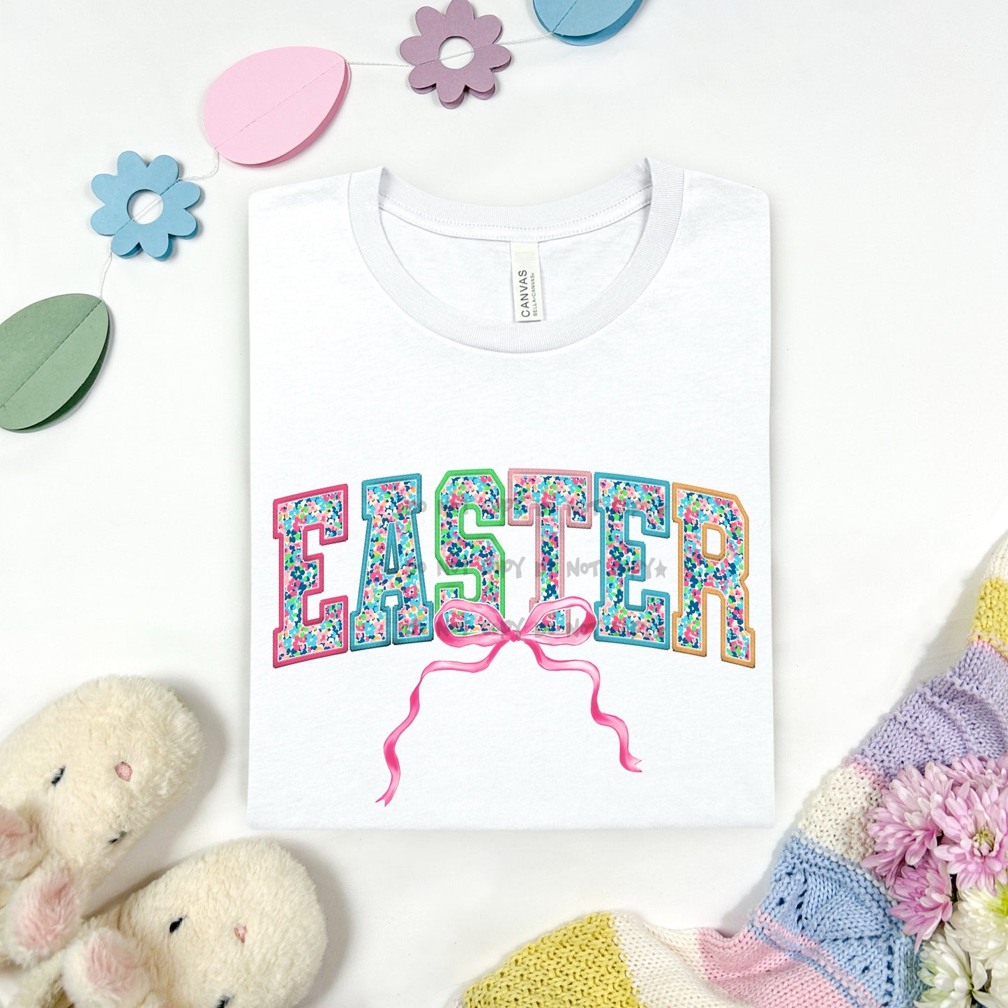 Easter faux embroidery-DTF