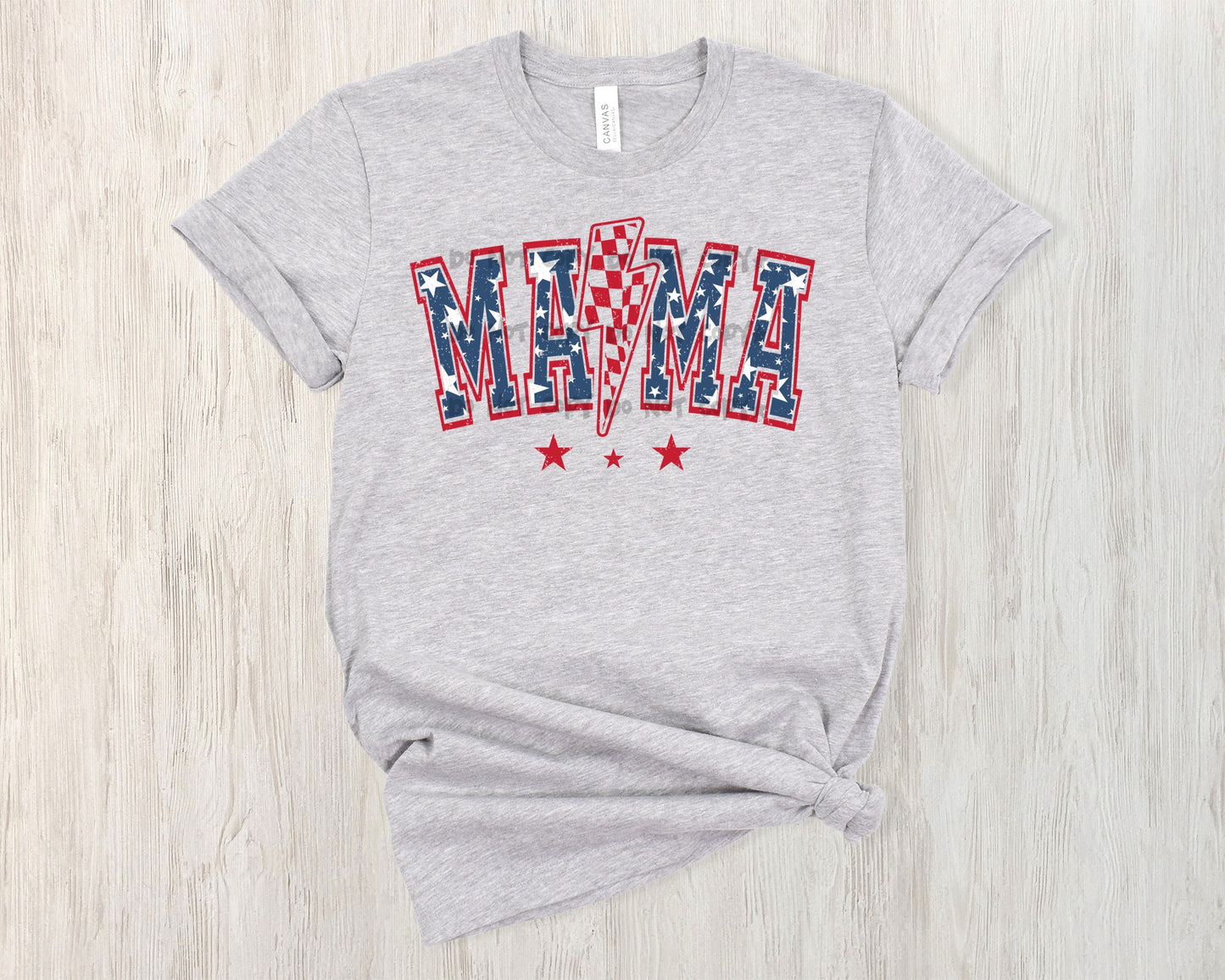 Mama patriotic bolt -DTF