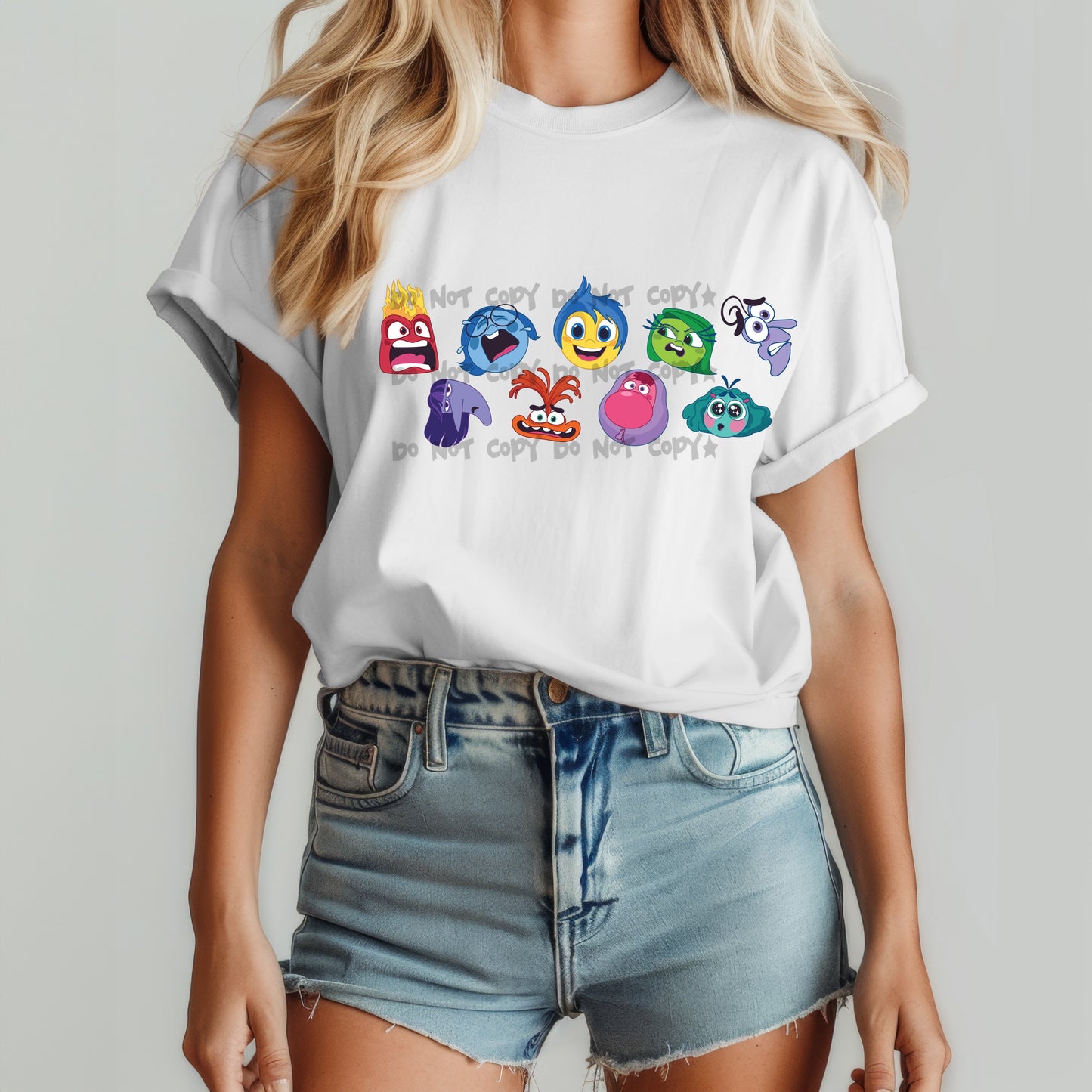 It's Okay to Feel all the feels Characters (FRONT) -DTF