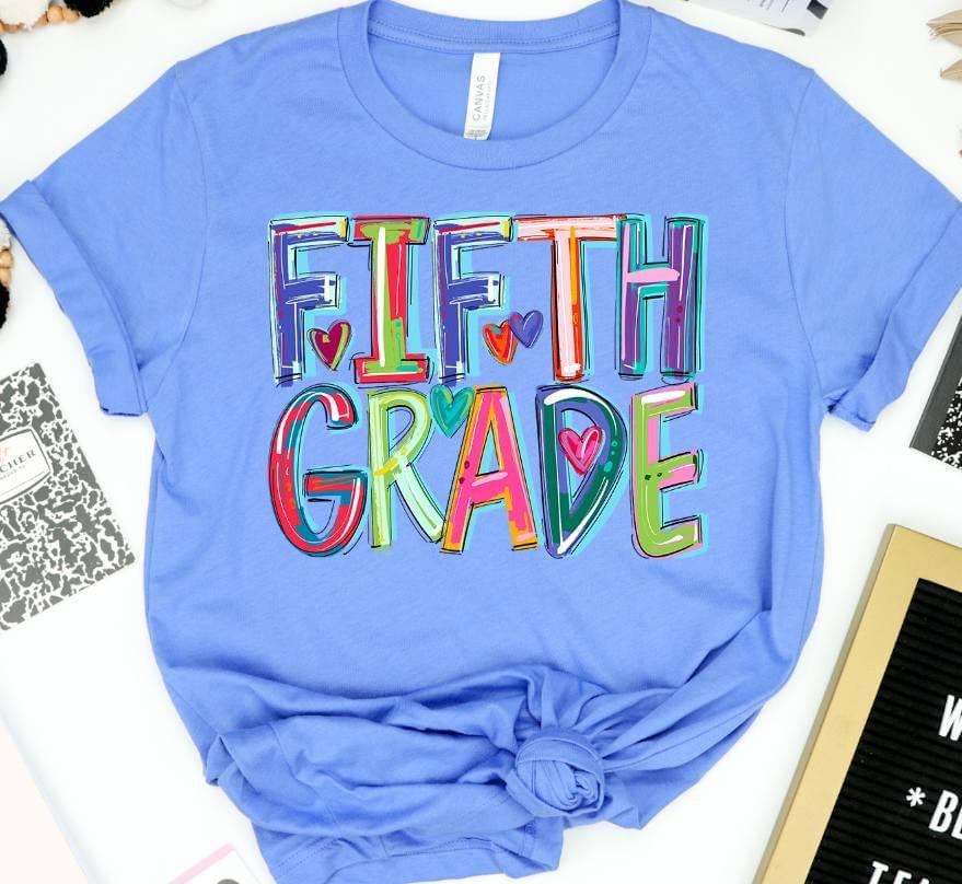 Fifth Grade cheery-DTF