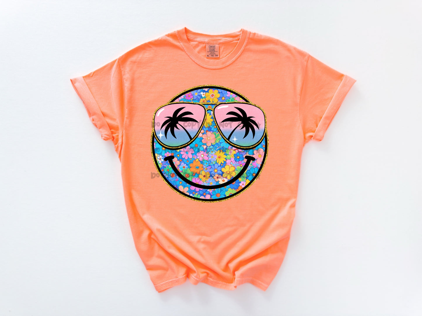 Summer Smiley with shades- DTF