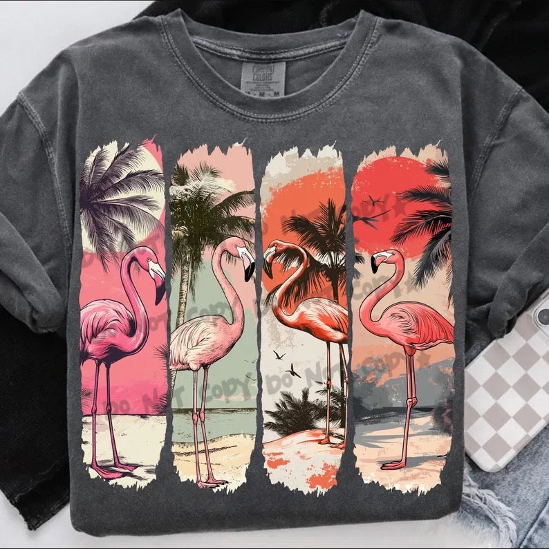 Flamingo panels - DTF