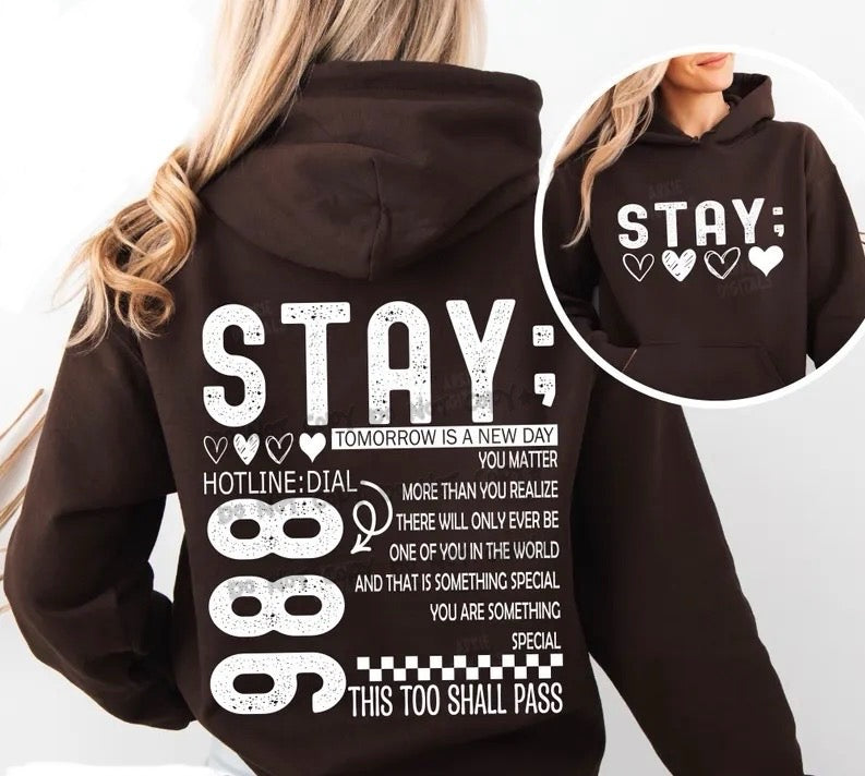 Stay with Info (BACK)-DTF