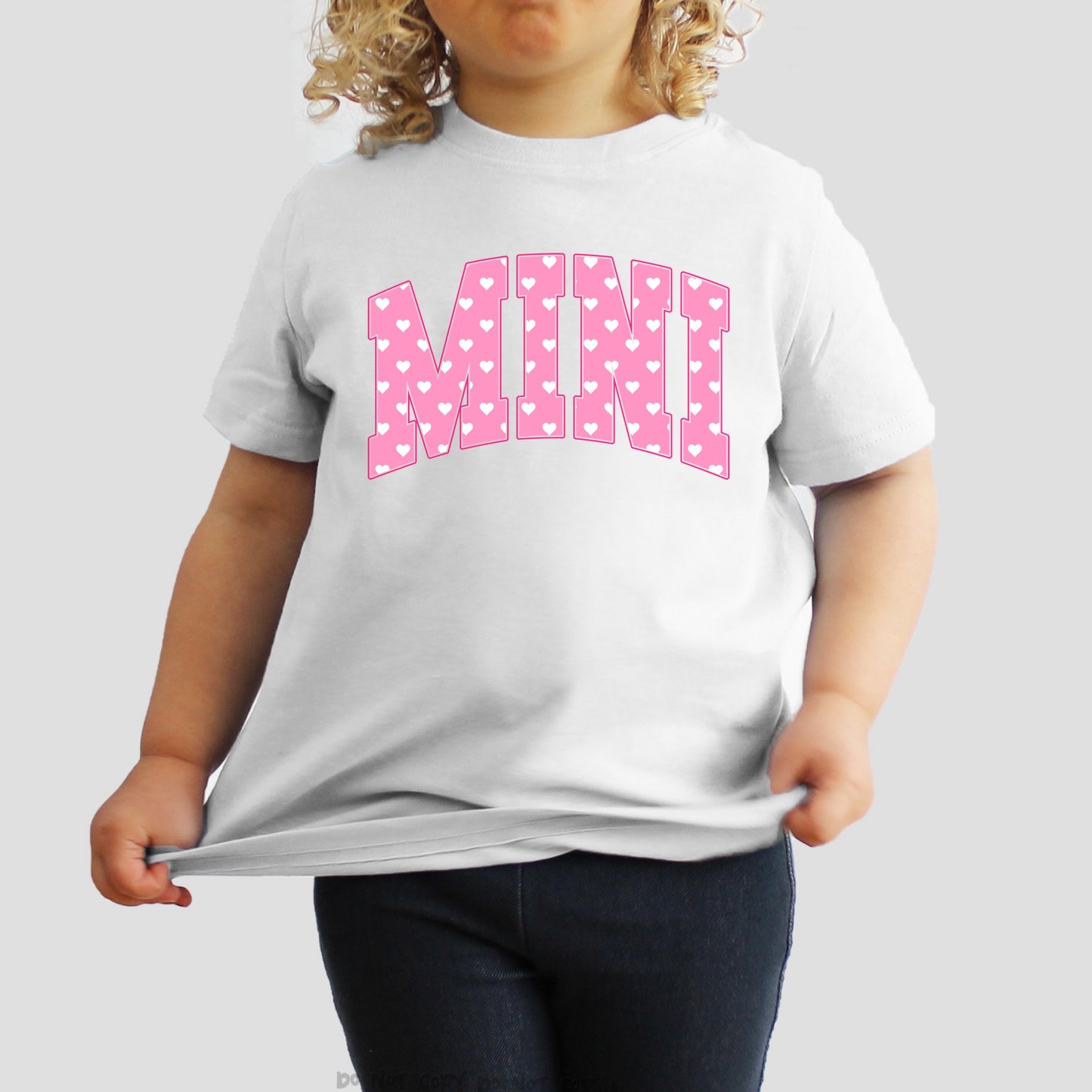 Mini pink with hearts -DTF