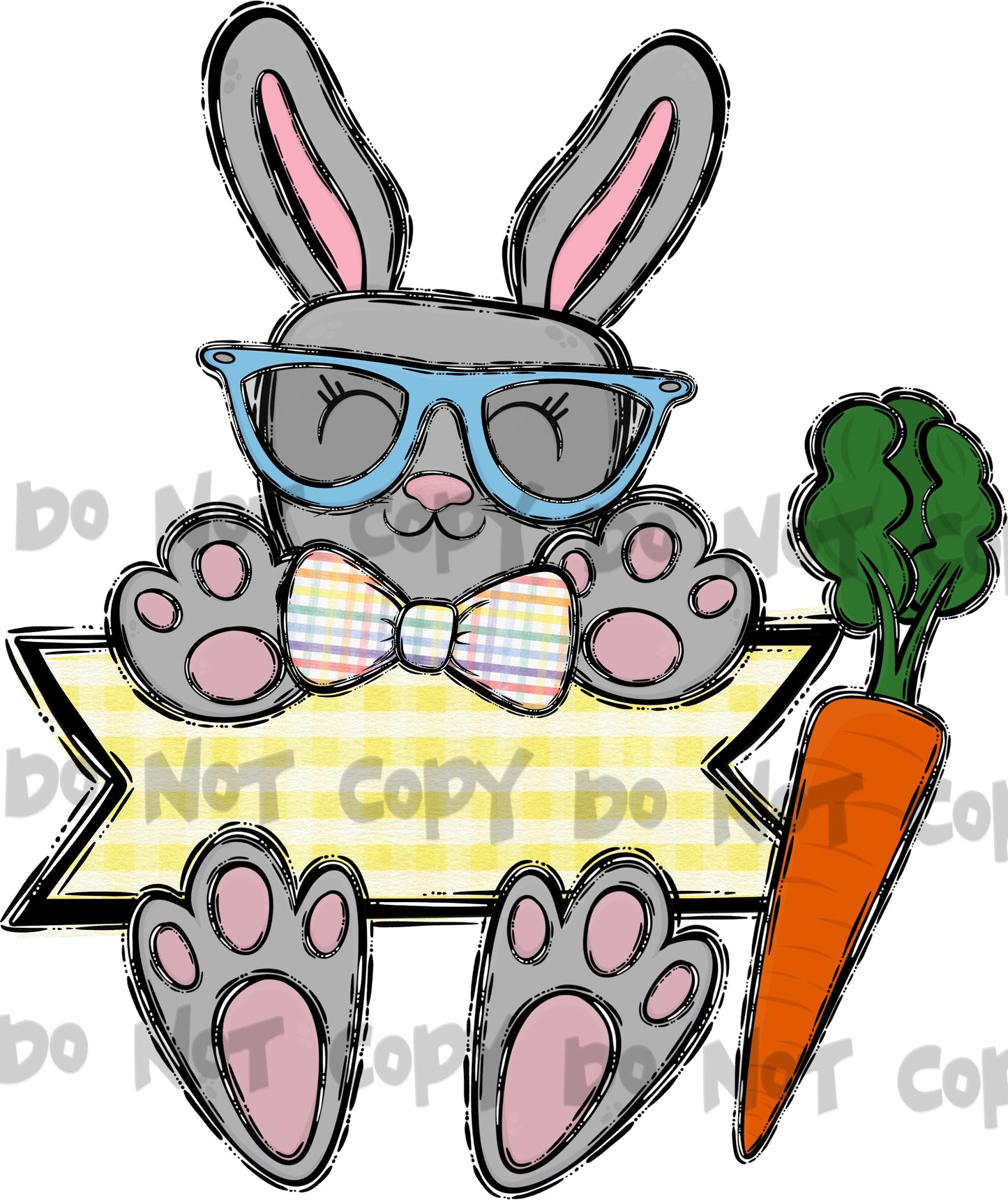 Custom Easter Bunny (multiple options-girl & boy)-DTF