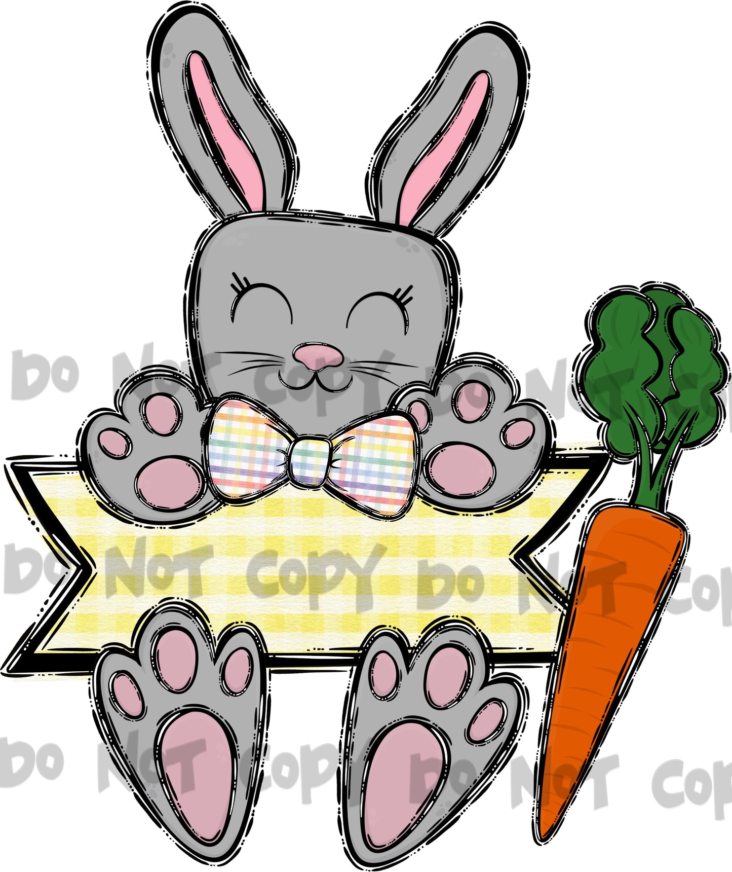 Custom Easter Bunny (multiple options-girl & boy)-DTF