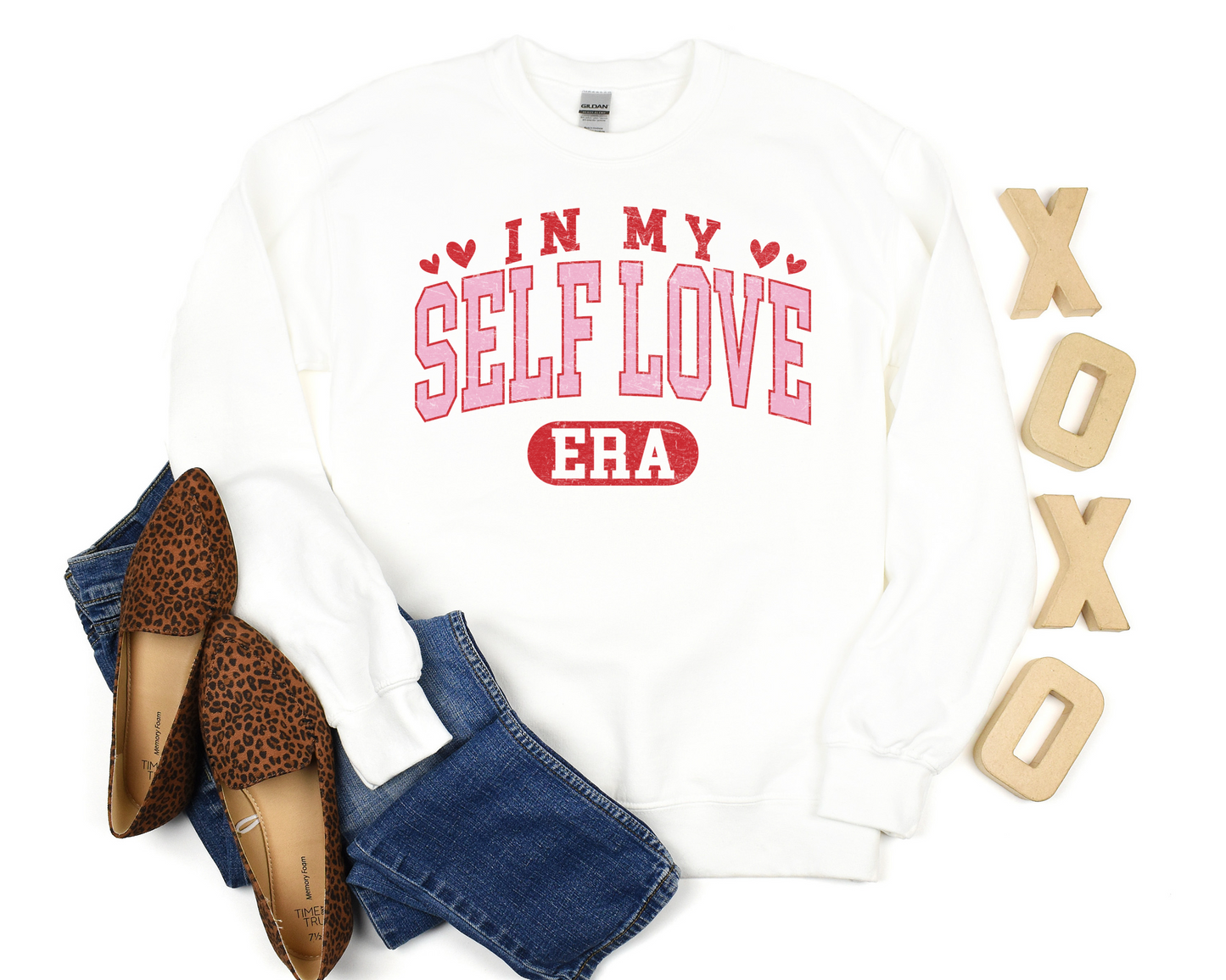 In my self love era distressed-DTF&UV