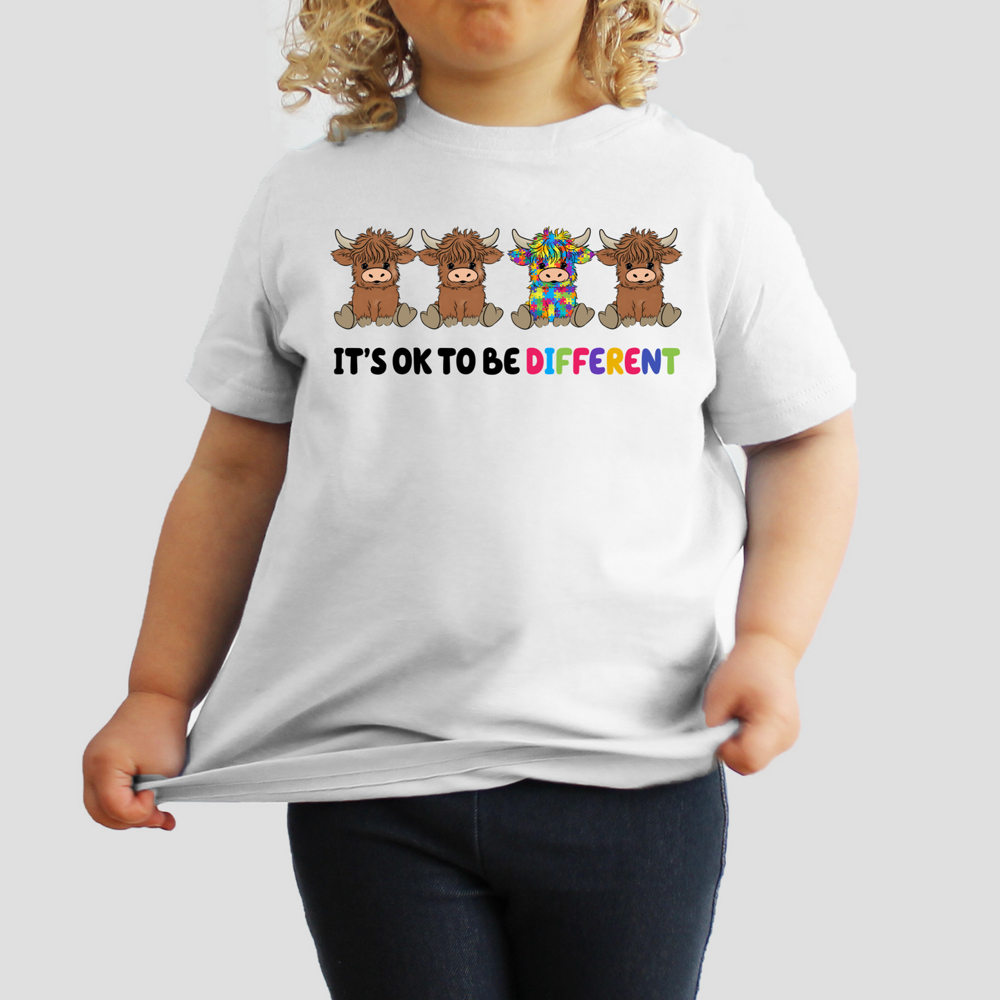 It’s ok to be different cows-DTF