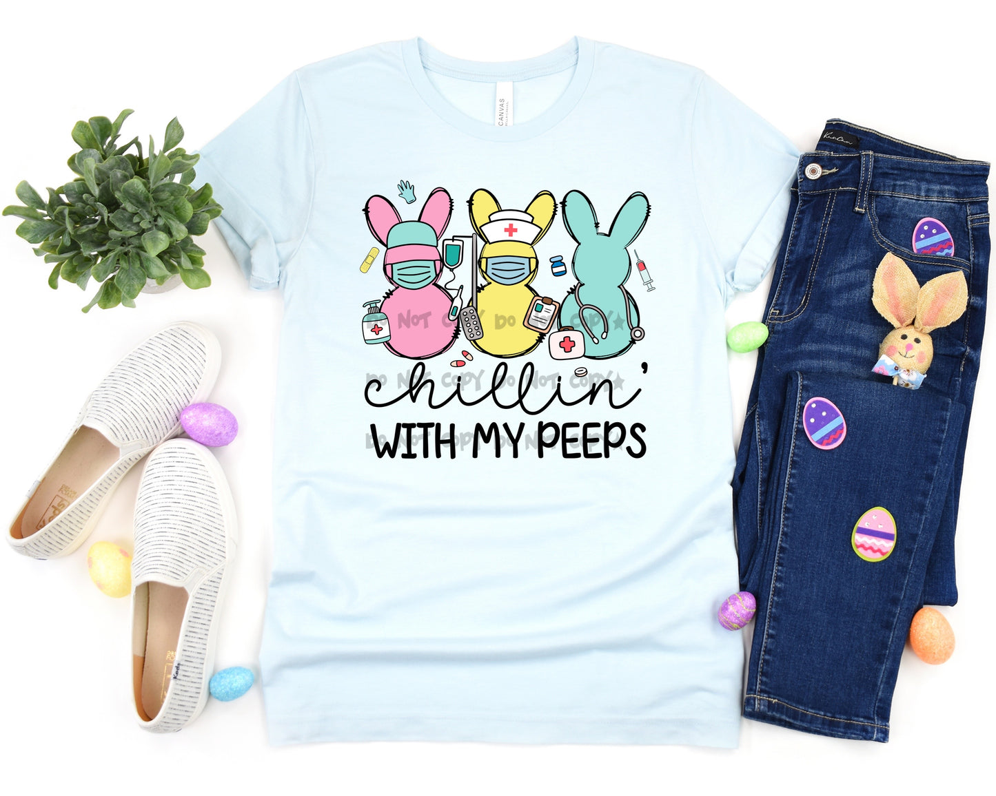 Chillin with my peeps- medical-DTF